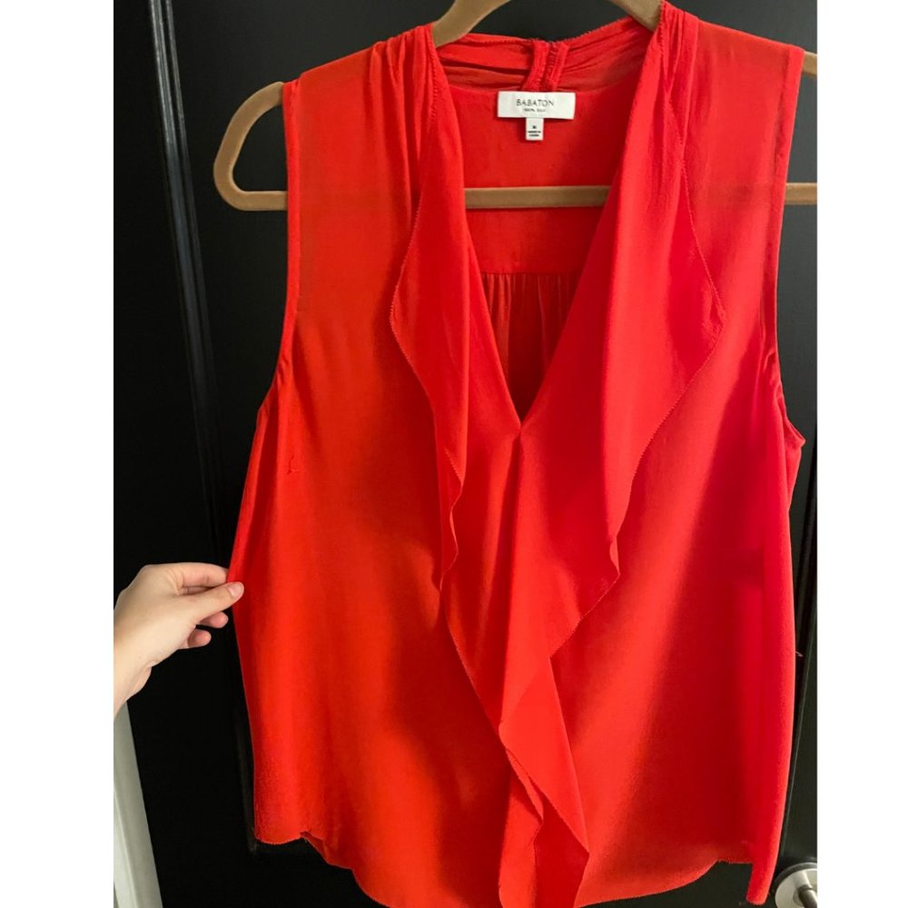 Babaton Silk Sleveless Blouse